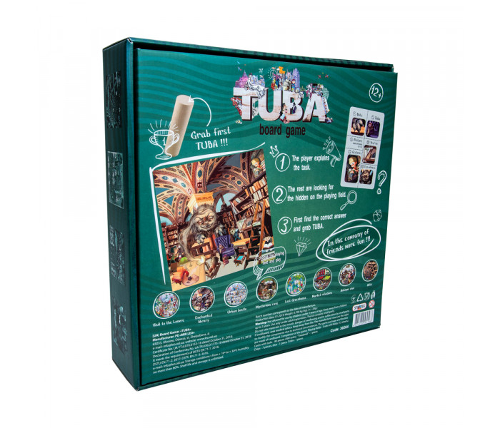 Настольная игра ТУБА (АНГЛ). Strateg (30264)
