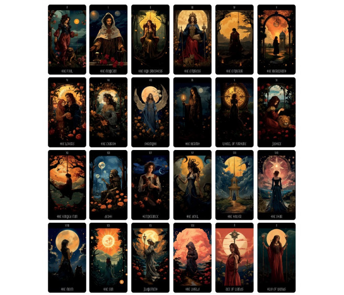 Таро Зцілення Сновидіннями - Healing with Dreams Tarot Cards. Dark Synevyr