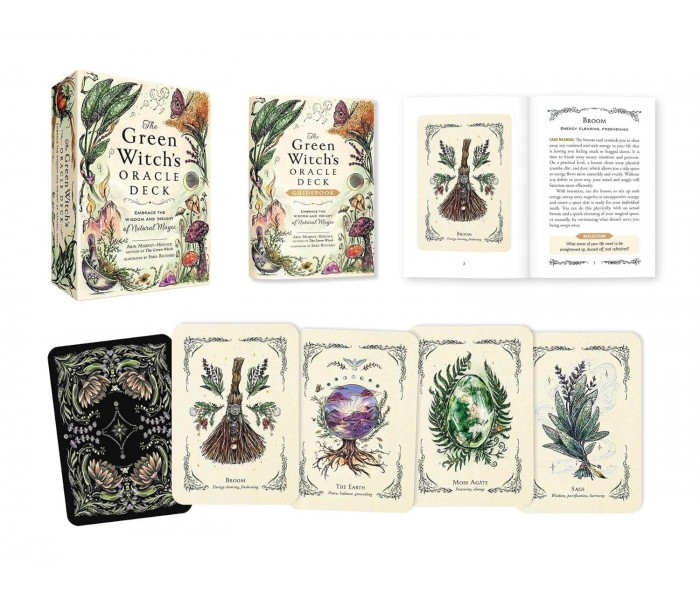Оракул Зеленої Відьми - The Green Witch's Oracle Deck. Adams Media