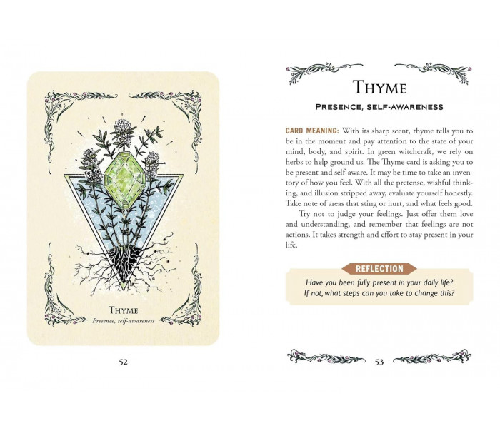 Оракул Зеленої Відьми - The Green Witch's Oracle Deck. Adams Media