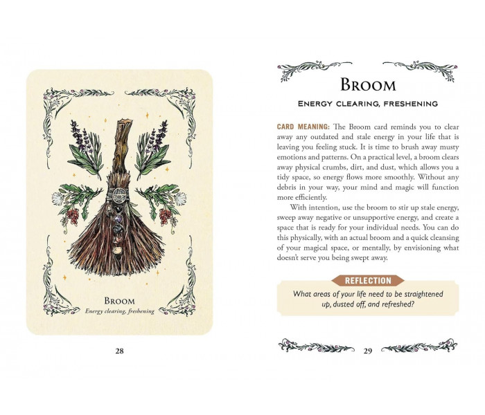 Оракул Зеленої Відьми - The Green Witch's Oracle Deck. Adams Media