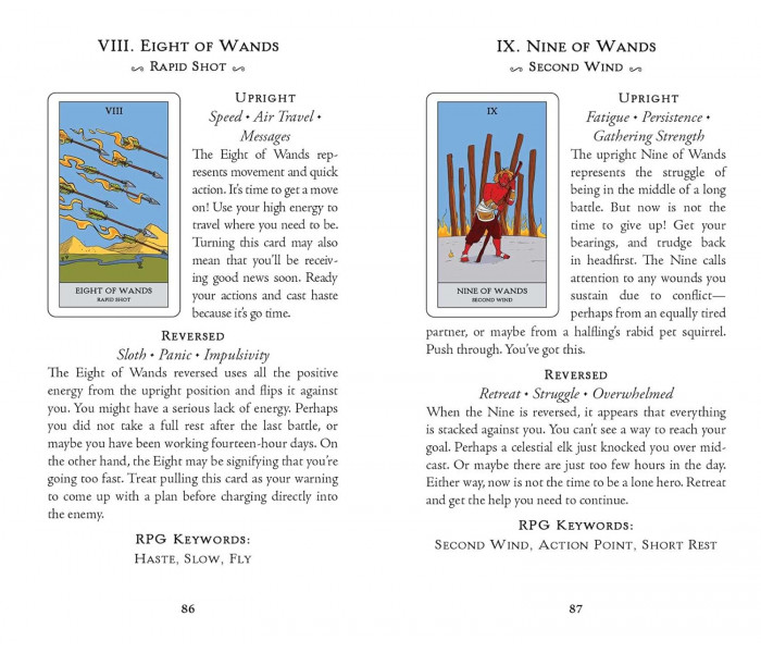 Таро Рольових Ігор - The Ultimate RPG Tarot Deck. Adams Media