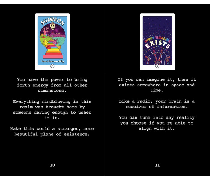 Оракул Радужный Череп - Rainbow Brainskull Oracle Cards. Andrews McMeel