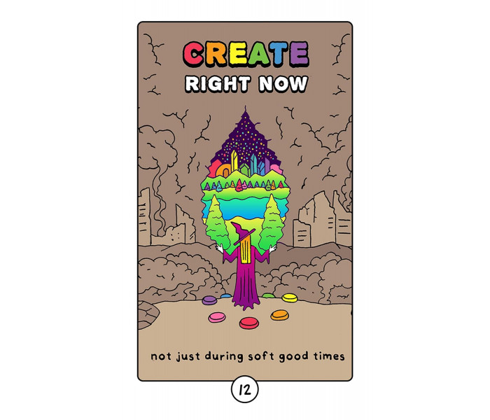 Оракул Радужный Череп - Rainbow Brainskull Oracle Cards. Andrews McMeel