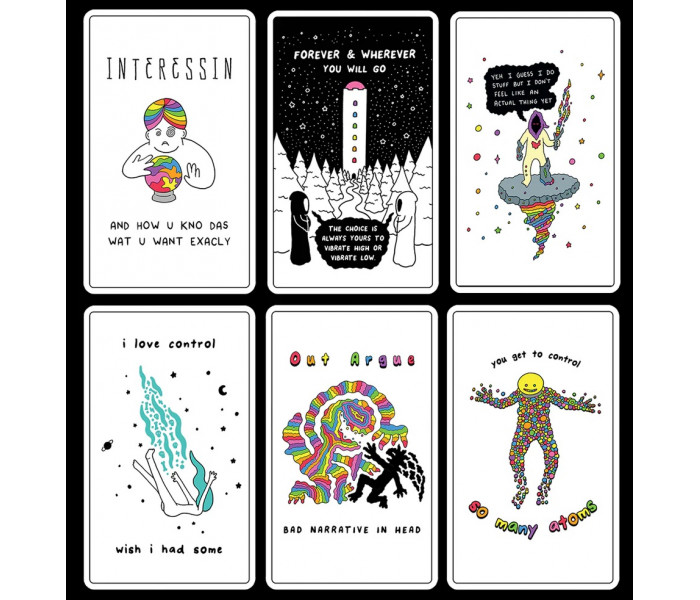 Оракул Радужный Череп - Rainbow Brainskull Oracle Cards. Andrews McMeel