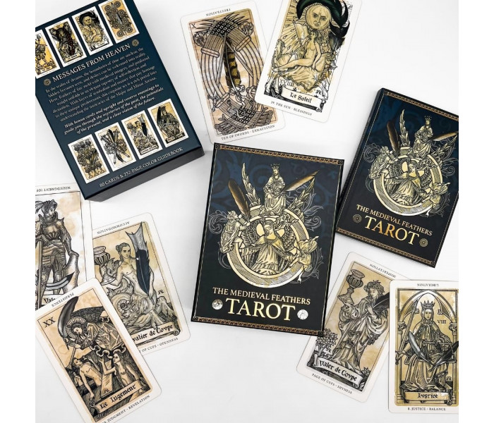 Таро Середньовічного Пір'я - The Medieval Feathers Tarot. Blue Angel. Blue Angel