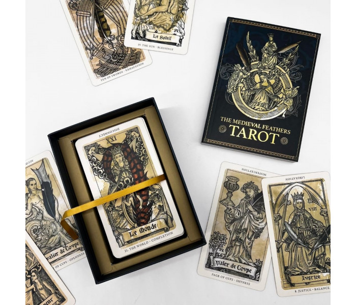 Таро Середньовічного Пір'я - The Medieval Feathers Tarot. Blue Angel. Blue Angel