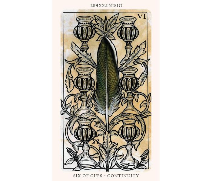 Таро Середньовічного Пір'я - The Medieval Feathers Tarot. Blue Angel. Blue Angel