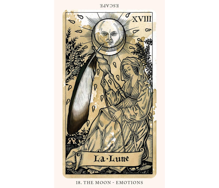 Таро Середньовічного Пір'я - The Medieval Feathers Tarot. Blue Angel. Blue Angel