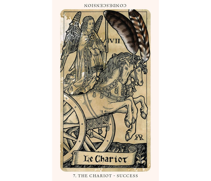 Таро Середньовічного Пір'я - The Medieval Feathers Tarot. Blue Angel. Blue Angel