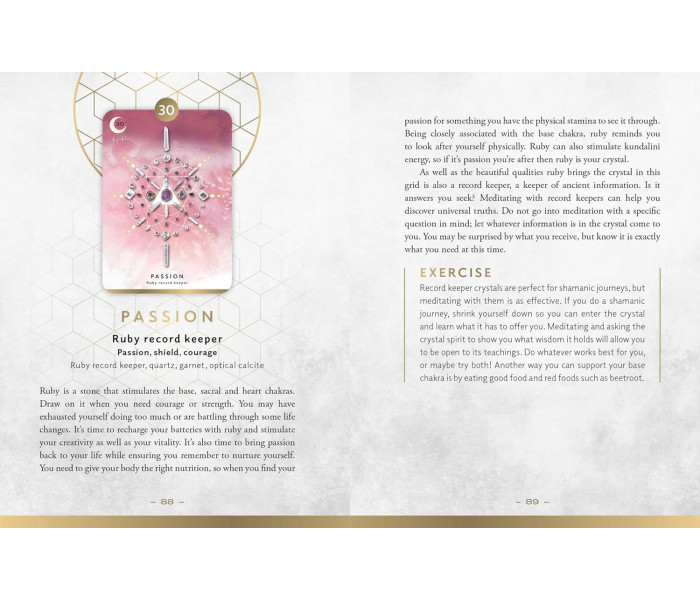 Оракул Кришталевих Решіток (Делюкс Видання) - Crystal Grid Oracle Deluxe Edition. Rockpool Publishing