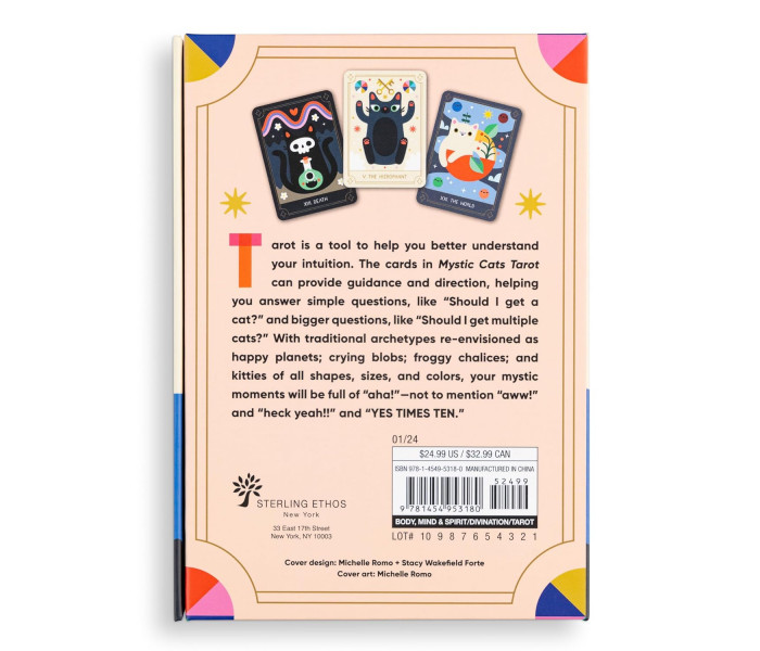 Таро Мистических Кошек - Mystic Cats Tarot. Sterling Ethos