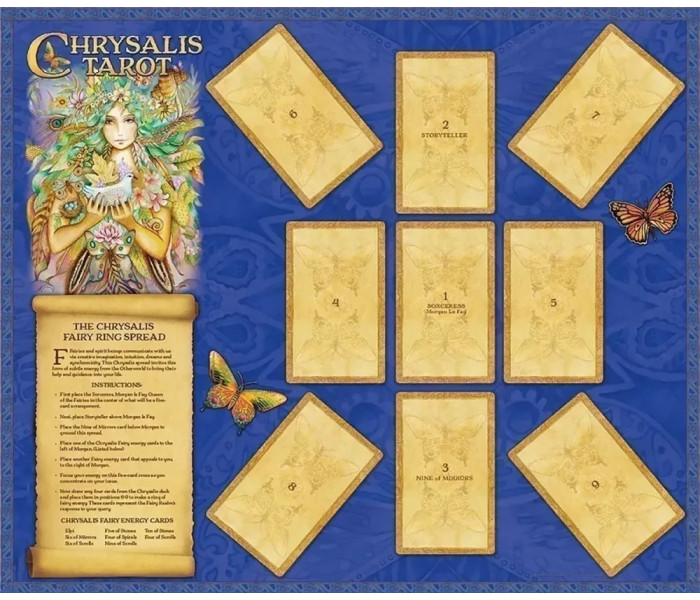 Набор Таро Хризалис (книга и карты) - Chrysalis Tarot and Book Set. US Games Systems