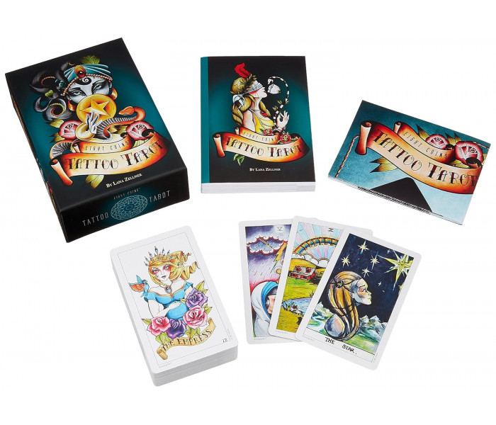 Тату Таро Восьми Монет - Eight Coins Tattoo Tarot. US Games Systems