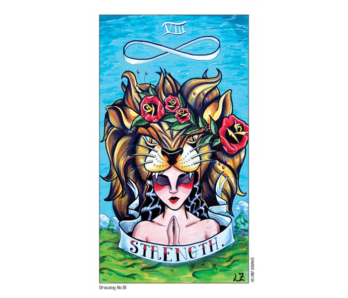 Тату Таро Восьми Монет - Eight Coins Tattoo Tarot. US Games Systems