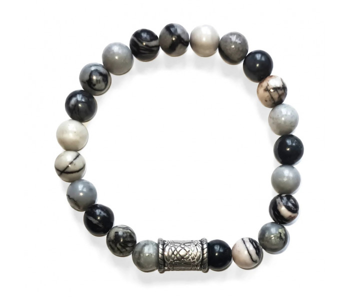 Браслет из сетчатой яшмы - Crystal Bracelets Network Jasper. Lo Scarabeo (BP12)