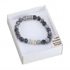 Браслет из сетчатой яшмы - Crystal Bracelets Network Jasper. Lo Scarabeo (BP12)
