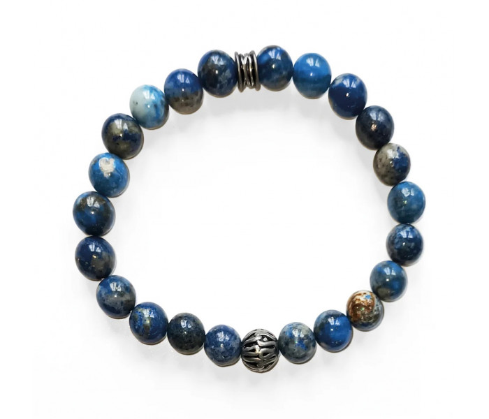 Браслет з лазуриту - Crystal Bracelets Lapis Lazuli. Lo Scarabeo (BP10)