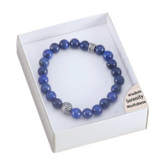 Браслет з лазуриту - Crystal Bracelets Lapis Lazuli. Lo Scarabeo (BP10)