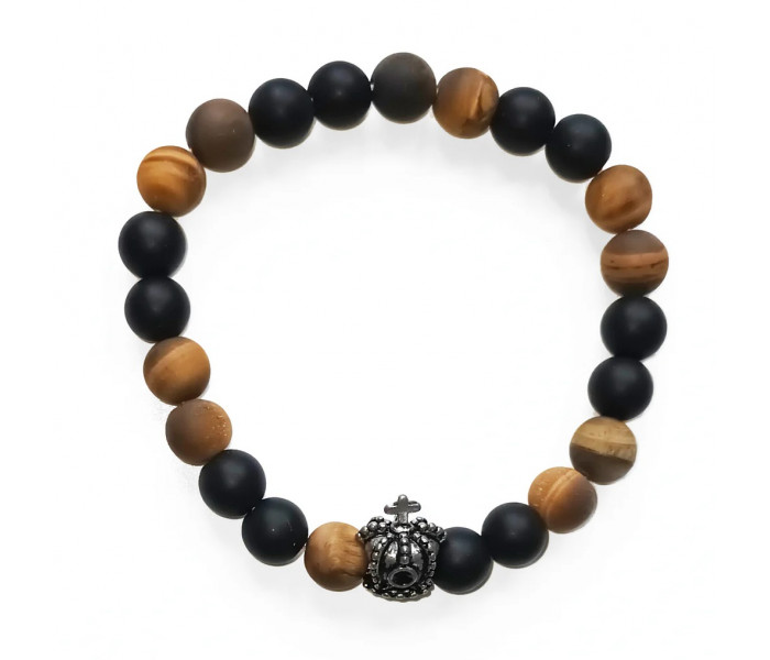Браслет из тигрового глаза - Crystal Bracelets Tiger Eye. Lo Scarabeo (BP09)