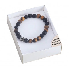Браслет из тигрового глаза - Crystal Bracelets Tiger Eye. Lo Scarabeo (BP09)