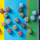 Кубик RPG D12 Red & white Hit Location Die (1 шт). Q WORKSHOP (12HIT03)