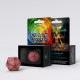 Кубик RPG D20 Level Counter Red & white Die (1 шт). Q WORKSHOP (20LEV03)