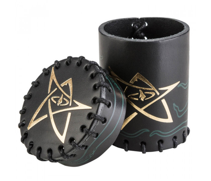Стакан для кубиков Call of Cthulhu Black & green-golden Dice Cup. Q WORKSHOP (CCTH101)