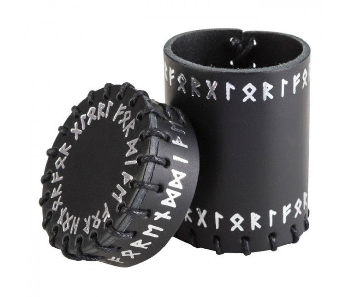 Стакан для кубиків Runic Black Dice Cup. Q WORKSHOP (CRUN101)