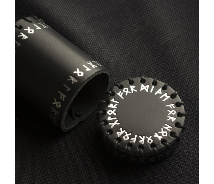 Стакан для кубиків Runic Black Dice Cup. Q WORKSHOP (CRUN101)