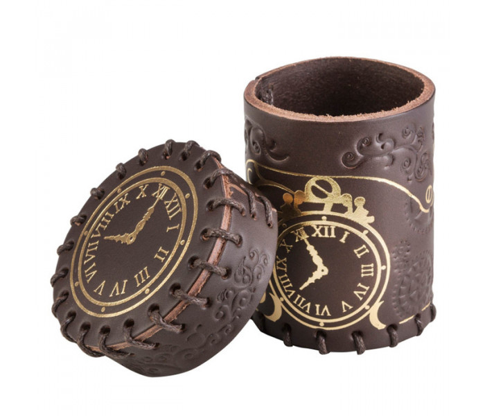 Стакан для кубиков Steampunk Brown & golden Dice Cup. Q WORKSHOP (CSTE101)