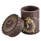Стакан для кубиков Steampunk Brown & golden Dice Cup. Q WORKSHOP (CSTE101)