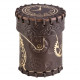 Стакан для кубиков Steampunk Brown & golden Dice Cup. Q WORKSHOP (CSTE101)