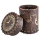 Стакан для кубиков Steampunk Brown & golden Dice Cup. Q WORKSHOP (CSTE101)