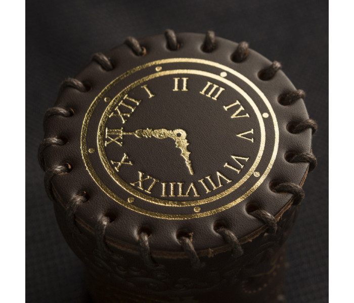 Стакан для кубиков Steampunk Brown & golden Dice Cup. Q WORKSHOP (CSTE101)