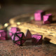 Кубики RPG Call of Cthulhu 7th Edition - Black & magenta Dice Set. Q WORKSHOP (SCTR20)