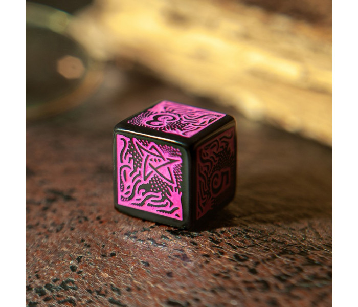 Кубики RPG Call of Cthulhu 7th Edition - Black & magenta Dice Set. Q WORKSHOP (SCTR20)