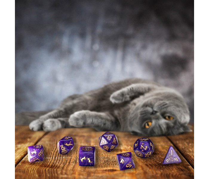 Кубики RPG CATS Dice Set: Purrito. Q WORKSHOP (SCAT01)