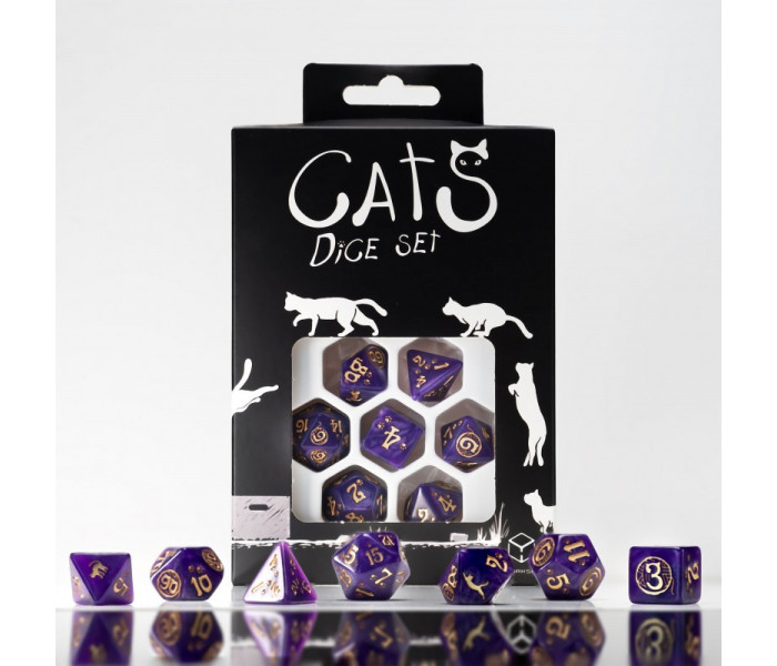 Кубики RPG CATS Dice Set: Purrito. Q WORKSHOP (SCAT01)