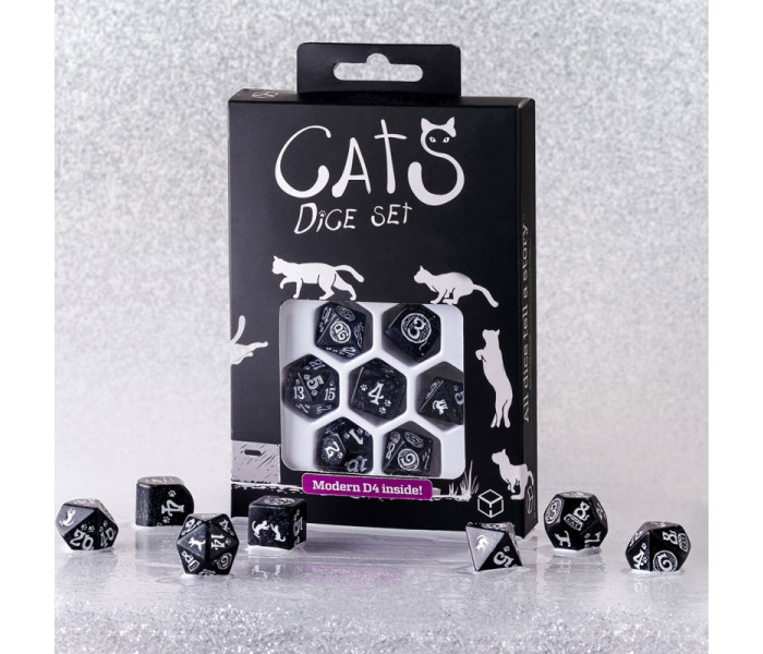 Кубики RPG CATS Modern Dice Set: Waffle. Q WORKSHOP (RCAT05)