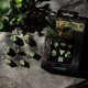 Кубики RPG Celtic 3D Revised Black & green Dice Set. Q WORKSHOP (SCER05)