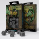 Кубики RPG Celtic Gray & black Dice Set. Q WORKSHOP (SCER07)