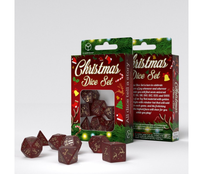 Кубики RPG Christmas Dice Set. Q WORKSHOP (SXMS05)