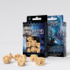 Кубики RPG Classic RPG Beige & burgundy Dice Set. Q WORKSHOP (SCLE14)
