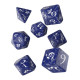 Кубики RPG Classic RPG Cobalt & white Dice Set. Q WORKSHOP (SCLE12)