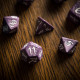 Кубики RPG Classic RPG Lavender & white Dice Set. Q WORKSHOP (SCLE07)