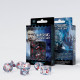 Кубики RPG Classic RPG Translucent & blue-red Dice Set. Q WORKSHOP (SCLE03)