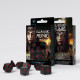 Кубики RPG Classic Runic Black & red Dice Set. Q WORKSHOP (SCLR01)