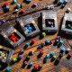 Кубики RPG Classic Runic Black & red Dice Set. Q WORKSHOP (SCLR01)