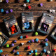 Кубики RPG Classic Runic Black & red Dice Set. Q WORKSHOP (SCLR01)